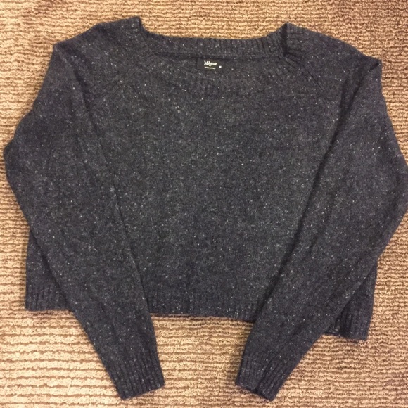 cropped wool jumper